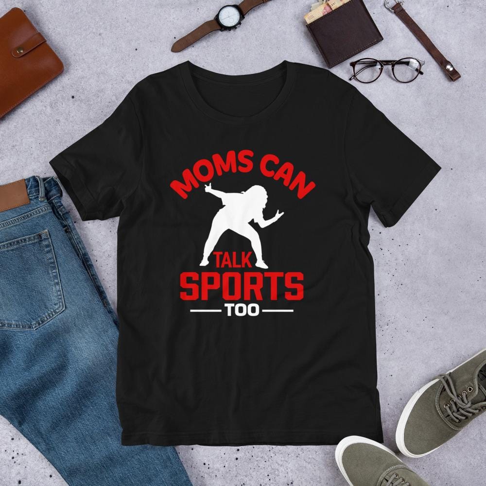 Sports Mom Black Short-Sleeve Unisex T-Shirt