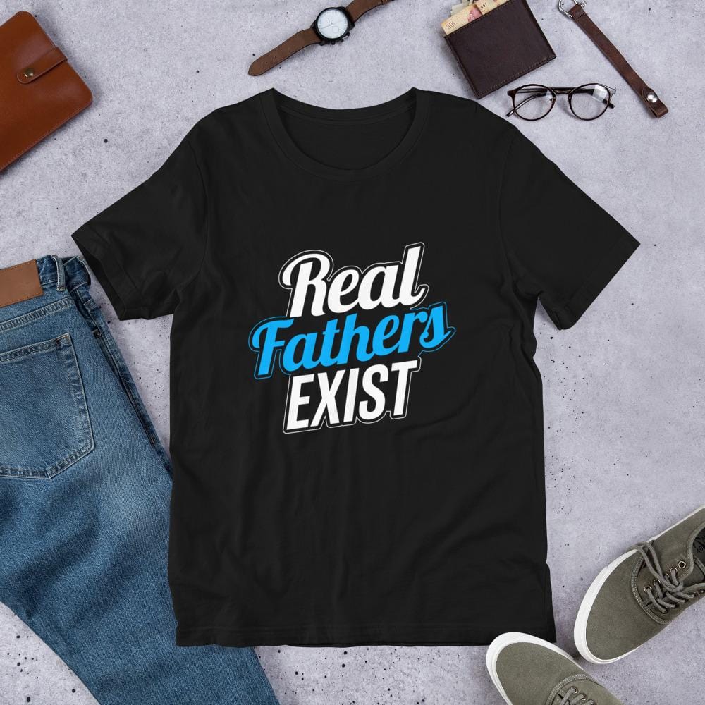 Real Fathers Exist - White & Blue